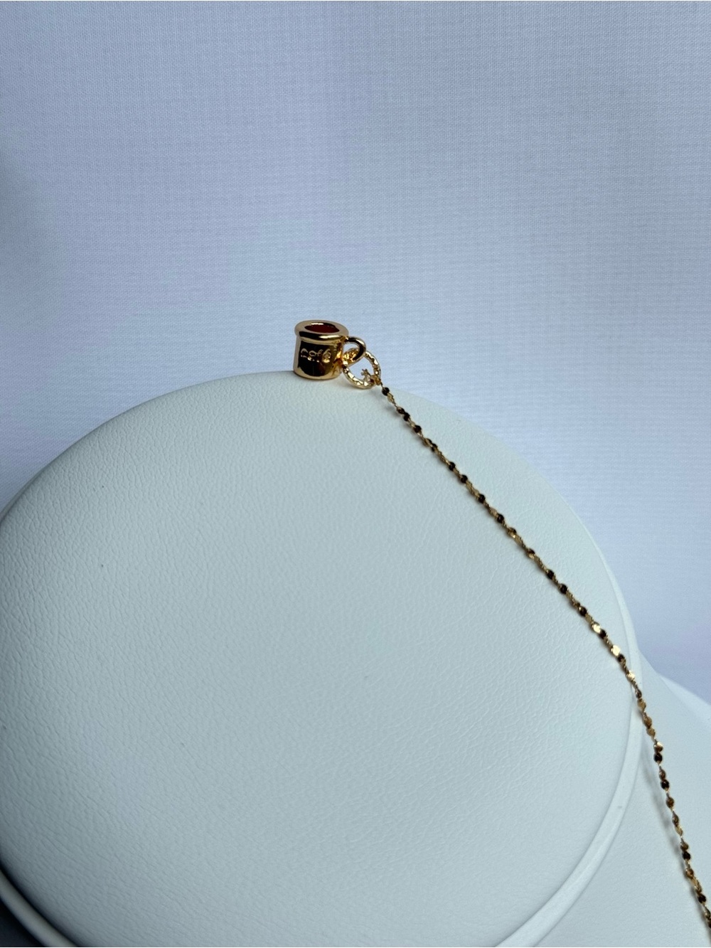 Delicate Gold Mini Coffee Cup Pendant Necklace